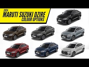 2024 Maruti Suzuki Dzire - All Color Options - Images | AUTOBICS