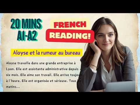 Learn French with a Simple Story 🇫🇷 | Easy French Reading for Beginners | DELF A1 A2 | Slow French