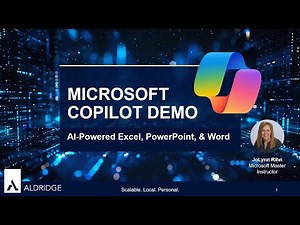 Microsoft Copilot Demo | AI for Word, Excel, & PowerPoint