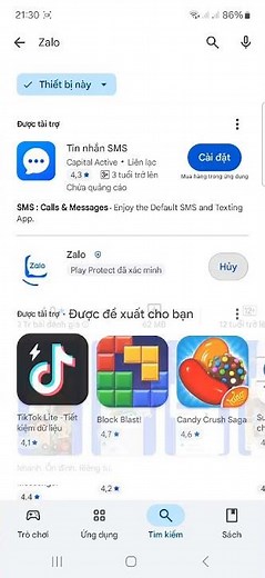 How to download Zalo on Samsung phone #smartphone #samsung #zalo