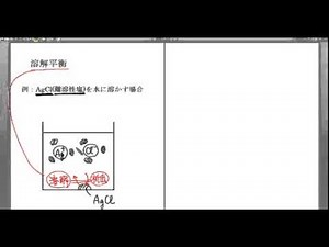 ｢溶解平衡｣講義２：高校化学解説講義