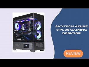 Skytech Azure 3 Plus Gaming Desktop – High-End Prebuilt with 360mm AIO Cooling