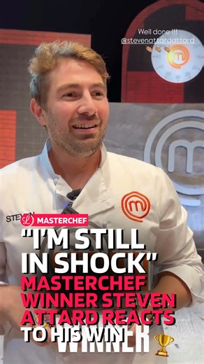 Lovin Malta on Instagram: "Fresh from being crowned the winner of MasterChef Malta Season 3, Steven Attard has shared his first reaction following the emotional finale. “I’m still in shock, I’m still processing the actuality that I won. I still can’t believe it,” Attar said shortly after being announced as the winner. Describing the competition as intense from start to finish, Attard praised his fellow finalists, saying, “This competition was so hard. Wayne and Banana were great competitors, it 