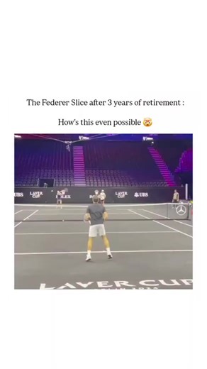 Football Gallery 🎬 on Instagram: "The post features a 2024 Laver Cup clip of Roger Federer flawlessly executing his signature slice backhand in Berlin, reposted in 2026 to marvel at his skill roughly three years post-retirement from competitive play in 2022. Authored by a Novak Djokovic supporter (@Djoko_UTD ), it highlights cross-rivalry respect in tennis, amassing 11,800 likes and 3.5 million views amid replies praising "class is permanent" and muscle memory. Neuroscience research, like a 201