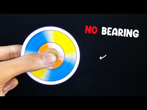 Cardboard Fidget Spinner ( Spin 60 Seconds )