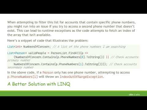 How to Check the Second Element of an Array in LINQ Only If It Exists
