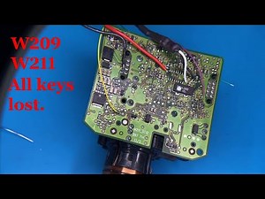 Mercedes W209 EIS All Keys Lost with VVDI Prog and VVDI MB Tool