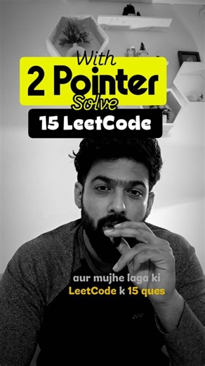 Anurag on Instagram: "✅️Two Pointer is a scanning technique for arrays or strings, here we use two indexes instead of nested loops. Summary: It works best when – the data is sorted – or the movement is monotonic (left → right or right → left) ⏱️ Time Complexity: O(N) 🧠 Space Complexity: O(1) Topics Touched: DSA, DataStructures, Algorithms, LeetCode, CodingInterview, ProblemSolving, TwoSum, TwoPointer, TwoPointers, Array, Arrays, HashMap, Hashing, Sorting, Searching, SlidingWindow, PairSum, Targ