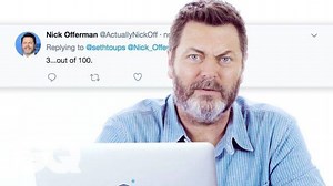 484K views · 733 reactions | Nick Offerman goes undercover on the Internet and responds to real comments. | GQ's Actually Me | Facebook