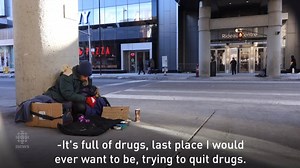 Alan, 52, is homeless and a self-described addict. He refuses to use an emergency shelter and sleeps rough, even in winter. Find out more about Alan's story here: www.cbc.ca/1.4951111 | CBC Ottawa