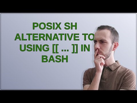 Unix: POSIX sh alternative to using ... in Bash