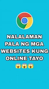 106K views · 1.4K reactions | NALALAMAN PALA NG MGA WEBSITES KUNG ONLINE TAYO  || YOUR DEVICE USE #OnlinePrivacy #WebTracking #DigitalFootprint #StaySafeOnline #TechAwareness | Tutorial vibes | Facebook