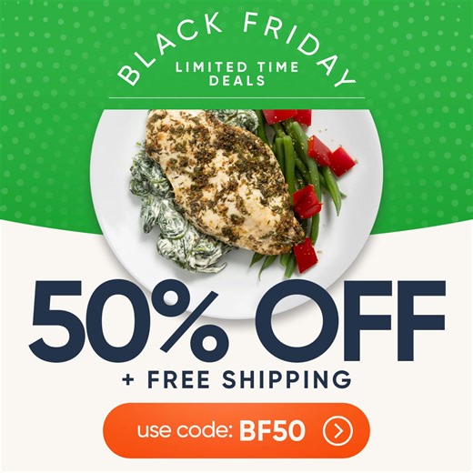 Delicious, convenient meals crafted for any diet, any routine, any day. Claim 50% Off Free Shipping with code BF50. Black Friday only! | ModifyHealth