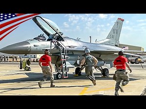 Scramble – Pilots & Crews Rush to F-15 & F-16 Fighter Jets