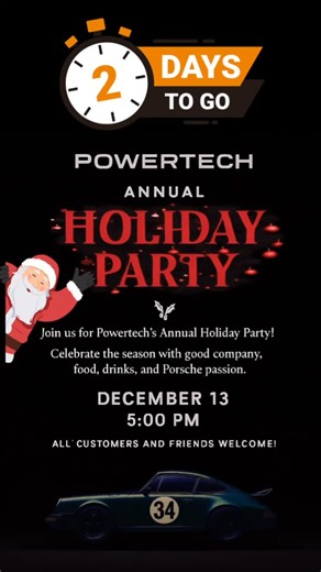 Powertech on Instagram: "Did we mention it’s THIS SATURDAY NIGHT!? Come party with us as we celebrate 30+ years of friends, family and great customers. Hope to see you at 5pm on Saturday at the shop! . . . #saturday #holidayparty #powertech"
