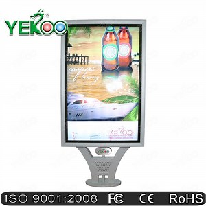 [Hot Item] Outdoor Lightbox Mupi Signage Scrolling Backlit LED Advertising Display Light Box