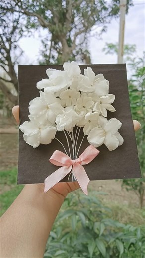 how to make 3D flower cardboard #shorts #craft #fyp #trending