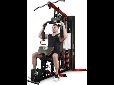 Review: Fitvids Home Gym — Full Body Workout & Weight Stack Station!