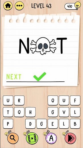 Brain Test Tricky Words Level 43 Walkthrough