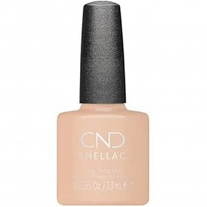 CND Shellac Gel Nude Nail Polish, Long-lasting Nail Paint Color with Curve-hugging Brush, 0.25 Fl Oz.
