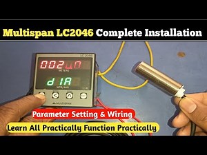 Multispan LC2046 Length Counter Meter installation| Multispan Length Counter Meter Parameter Setting