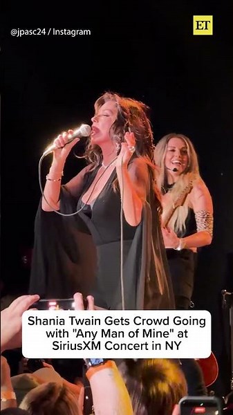 Shania Twain Gets Crowd Going with “Any Man of Mine” at SiriusXM Concert