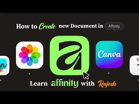 2 How to Create a New Document in Affinity 3 | Step-by-Step Tutorial in Hindi