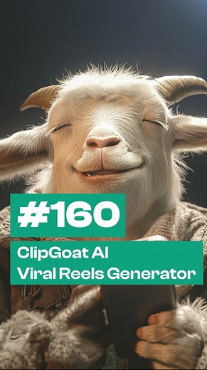 Bestapps | Artificial Intelligence | AI Agents | ClipGOAT AI: Turn Any YouTube Video into Viral Clips!  ClipGOAT AI transforms long-form content into high-performing short clips for... | Instagram