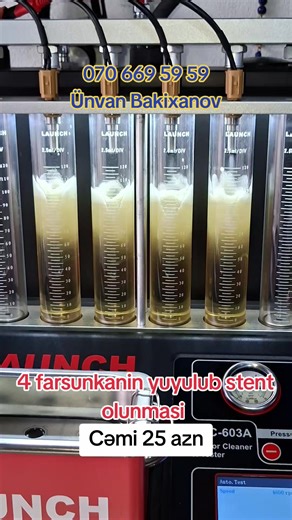 GDİ və Sadə Farsunkalarin yuyulmasi 070 669 59 59 Cahid 🙋‍♂️Diqqet🙋‍♂️🚘🚔 ✅Avtomobiliniz gec işə düşür?☑ ✅Qaza basdigda qrintilar baş verir?☑ ✅Yanacag sərfiyyati artib?☑ ✅️ elə isə bize müraciət edin😎 👍Yüksək keyfiyyətli derman və ən son model aparatla hər növ avtomobillərin injektor farsunkalarin yuyulmasi Ünvan: Razin talkuckanin arxasi Manor Hotellə üzbəüz Avto 091 Serviz (Dizelə baxılmir) Qiymət kollektoru sökülən maşınlara ait deyil...
