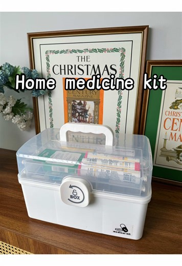 This large first aid kit can hold a lot of medication #medicine #firstaidkit #organizer #home #life