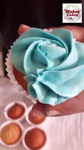 Cupcake Piping techniques | Butter Cream Frosting Cupcakes