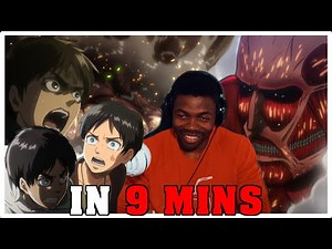Attack on Titan in 9 minutes by Gigguk | REACTION !!