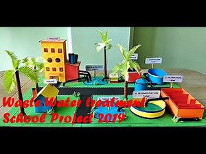 School project // Wastewater Sewage Treatment Model 2020