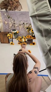 Such a happy cake smash 🥰🥰 #cake #smashthecake #firstbirthday #birthdayphotoshoot #babyphotoshoot #sunflower #cakesmashphotoshoot | Dawn Photography