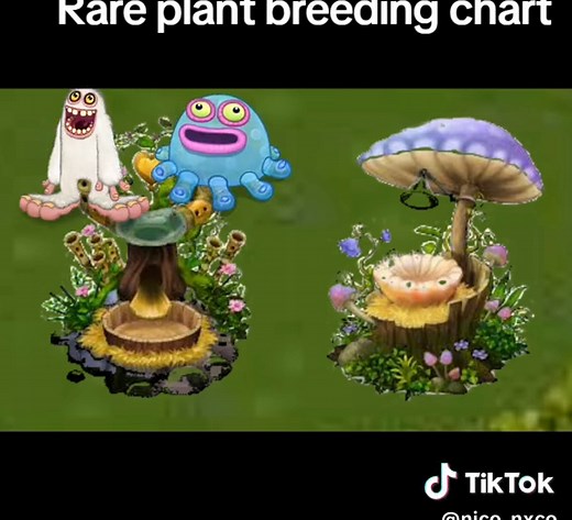 Rare Plant Breeding Guide for My Singing Monsters on Plant Island