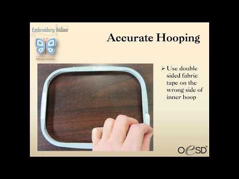 Machine Embroidery Basics: Hooping Tutorial
