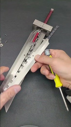 Cloud Fusion Sword First Tsurugi Cloud Strife's Fusion Sword Miniature FF7 Weapon Small Replica