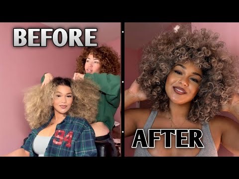 Curly Hair Transformation Step by Step | Before & After Results