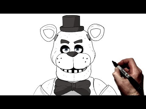 How To Draw Freddy Fazbear | Step By Step | FNAF