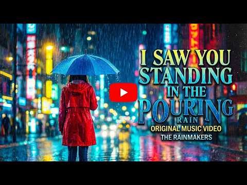 I saw you standing in the pouring rain 🌧️❤️