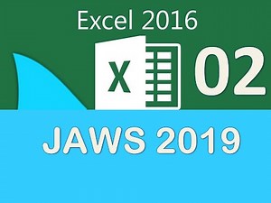 Tuto Excel - 02 - Mise en forme d'un tableau Excel avec Jaws