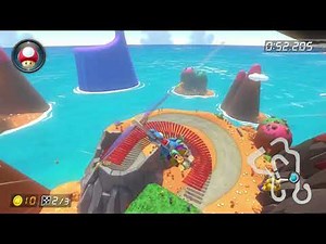 Yoshi's Island [200cc] - 1:26.685 - 3-UP (Mario Kart 8 Deluxe World Record)