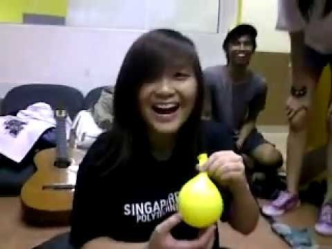 Inhaling Helium Gas From Balloon - Voice Changed!