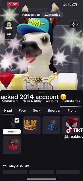 Pging stacked 2014 account, #roblox #robloxindonesia #fyp #viral #ogroblox