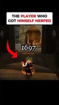 The player who got himself nerfed #game #story