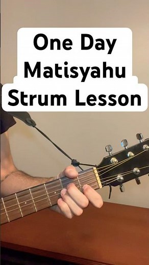 One Day – Matisyahu (Easy Guitar Cover with Chords On Screen)