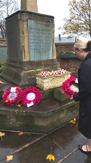 Each November, our town comes together to remember. At memorials across Warrington, poppies rustle in the wind and generations stand side by side. That silence carries more than a century of courage and sacrifice. The bravery of those who never came home, the strength of those who did, and the gratitude of all of us who owe them more than words can ever express. This morning at the Cenotaph, and at services across Warrington, from Penketh to Thelwall, Stockton Heath to the town centre, we stood 