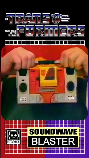 Transformers G1 Blaster, Soundwave (with Buzzsaw) and Optimus Prime Commercial #shorts