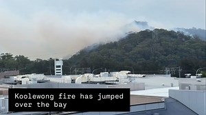 NEW FIRE-FRONT: The Koolewong fire has jumped Woy Woy bay and is now threatening homes in Phegans Bay and horaefield Bay | Coast Community News