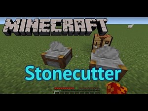 Minecraft: Stonecutter Tutorial